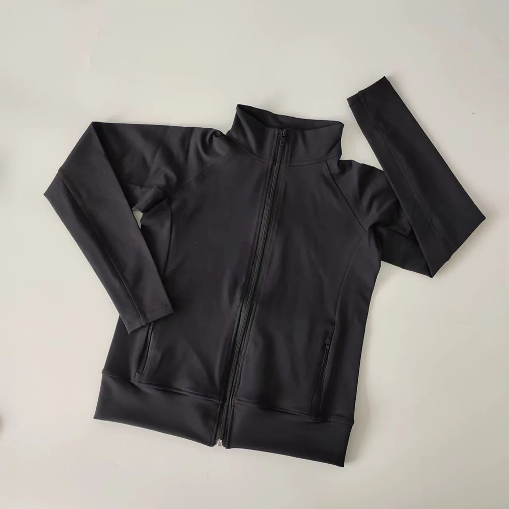 Custom colors popular hot sales custom cotton dance training wear sportswear outfit black