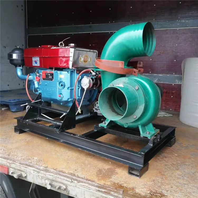 Tire type pumping and drainage pump driven by diesel engine for farm irrigation 6/8-inch pump