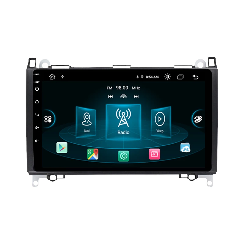 64/128GB Android 11 2 Din 9' Car Radio for Mercedes Benz B200 Sprinter W906 W639 AB Class W169 W245 Viano Vito Stereo GPS Navi