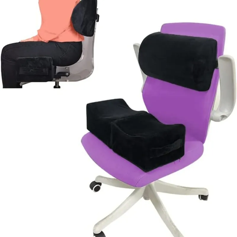 Hot Sale Customized Orthopedic Memory Foam BBL Pillow Office Surge Recovery Booty Support BBL Pillow Cushion Sets For Butt Lift