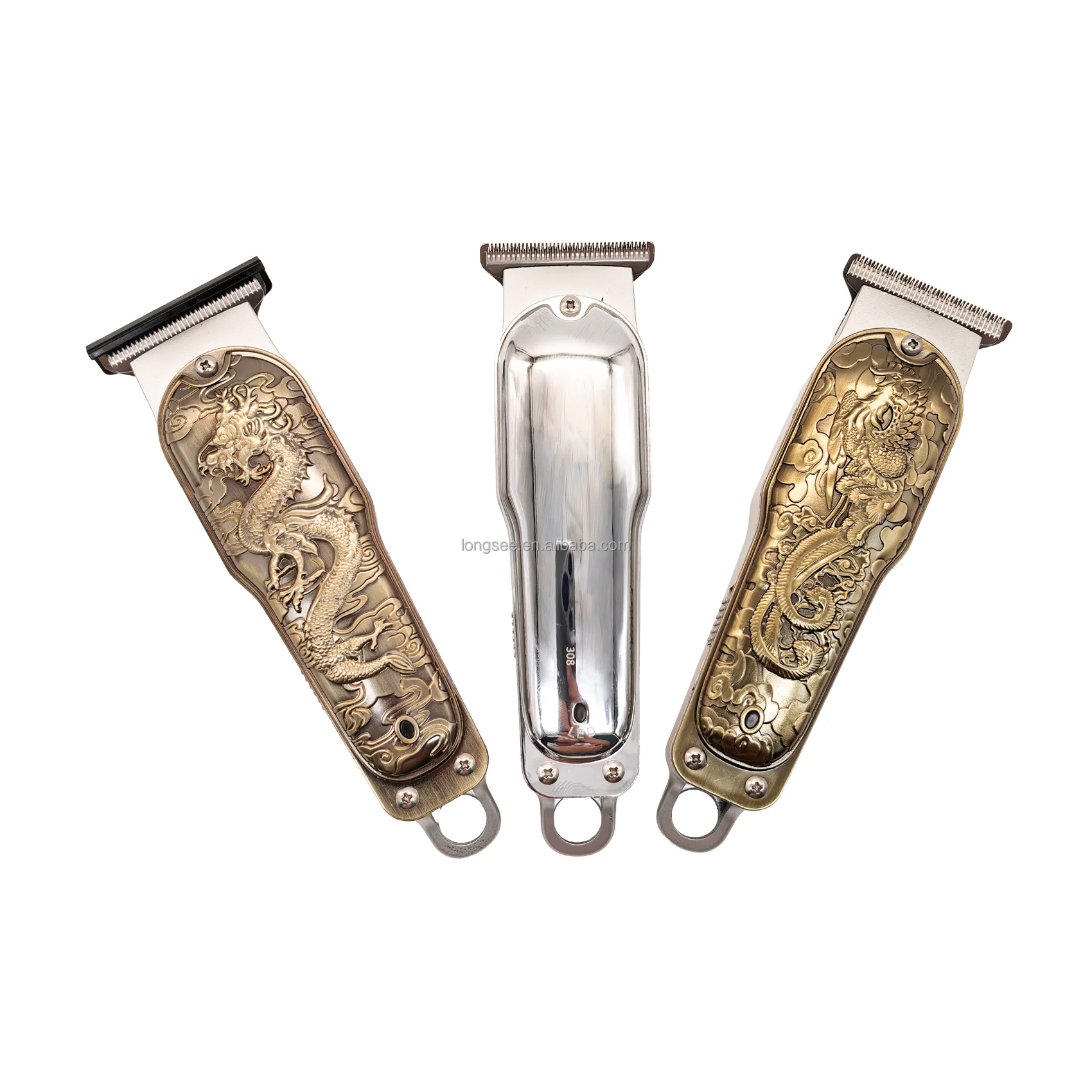 hot sell professional rechargeable clipper metal hair clipper men hair clippers machine cor vintage hair trimmers for barber men