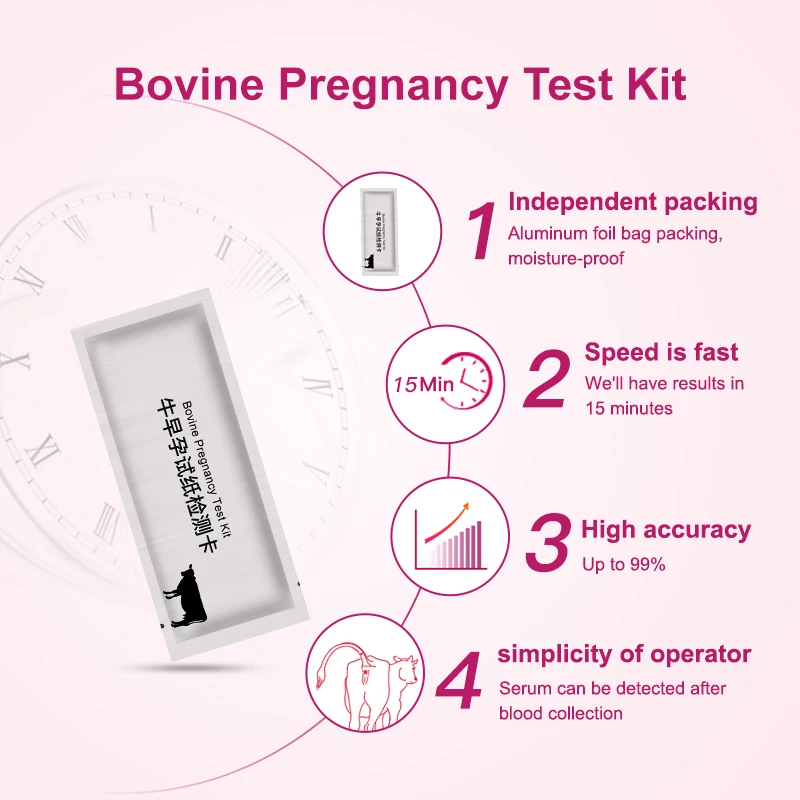 Watarbio SC506 Bovine Cow Cattle Pregnancy Rapid Test Kit
