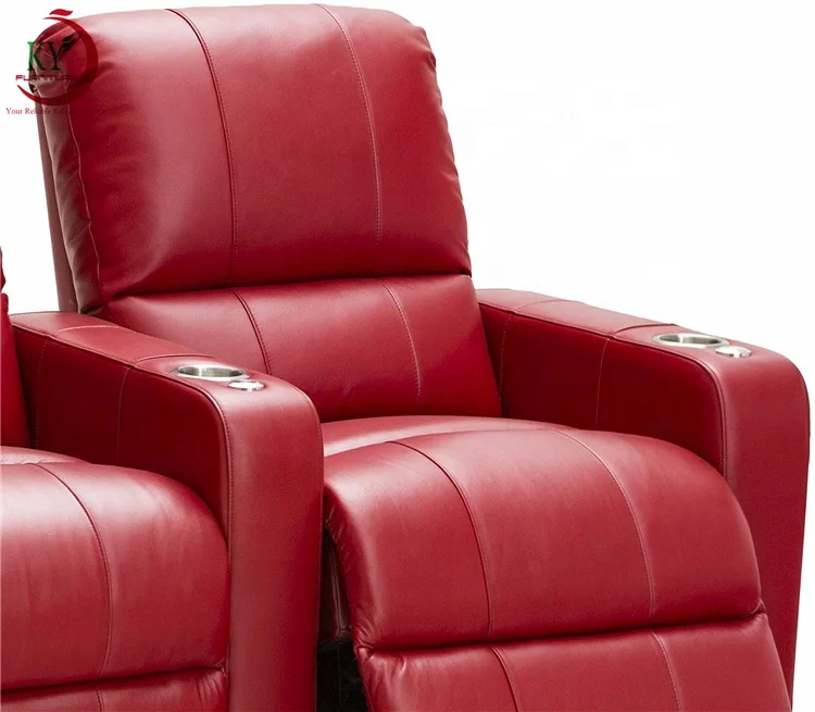 JKY Adjustable Electric Recliner Chair Theater Furniture Commercial Furniture Synthetic Leather Cinema Theatre Sofa