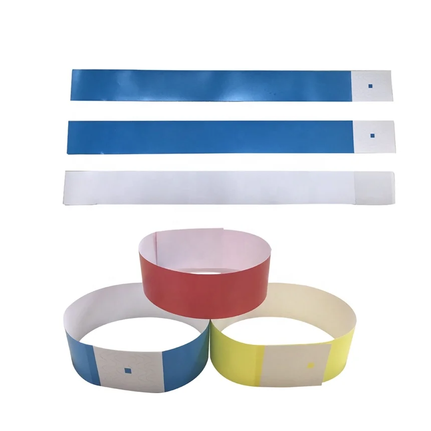 Disposable dupoint paper material rfid nfc wristband/wrist strap