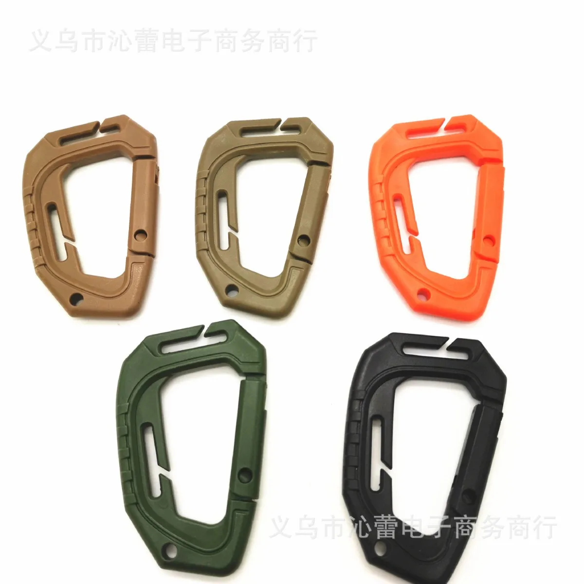 Factory Ready Stock Outdoor Backpack Mountaineering Buckle Quick Release Hook Plastic Mountaineering Hook D-shaped Lock