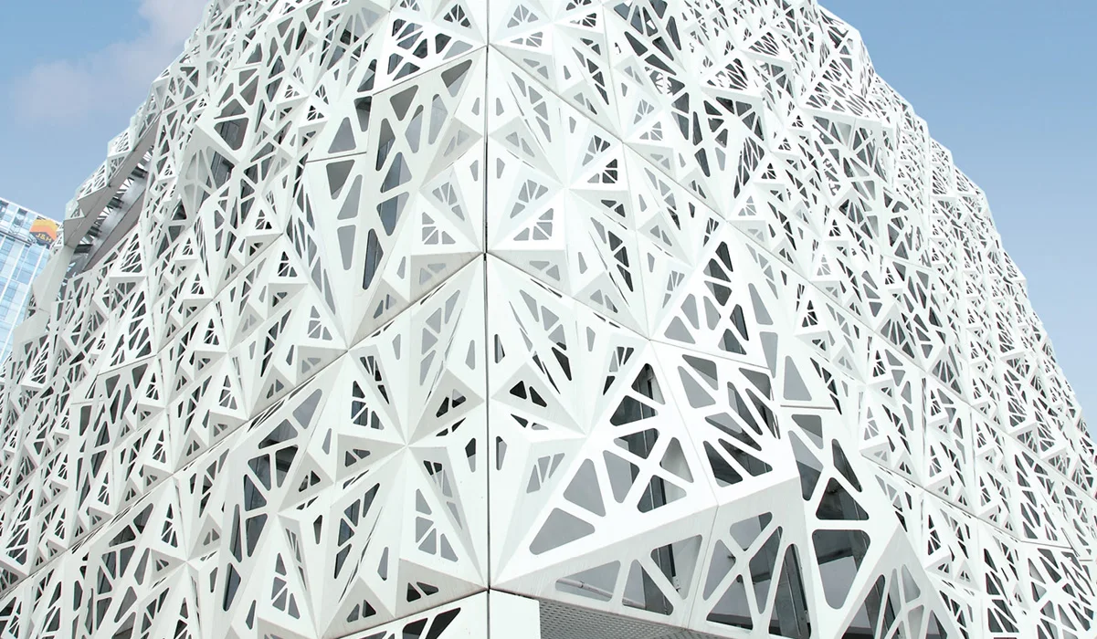 Aluminum Solid Veneer Curtain Wall Cladding Exterior Decorative Building Facades