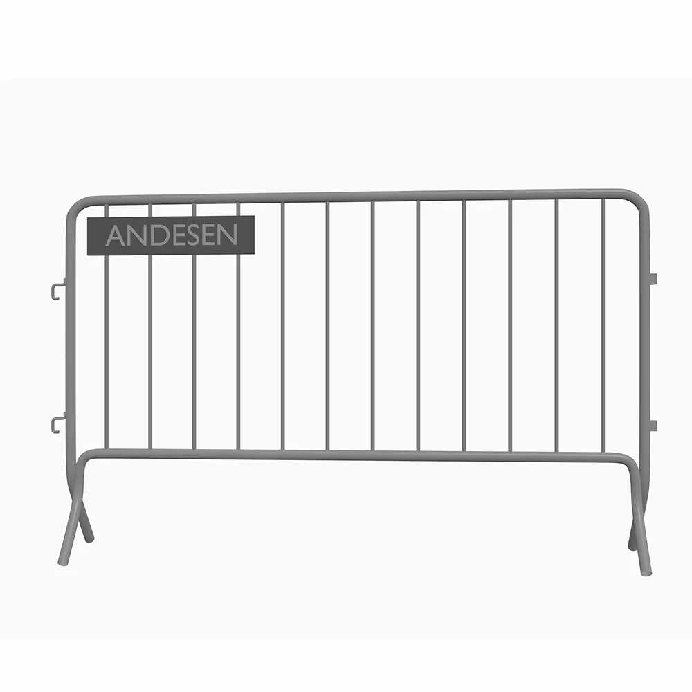 Customized Sustainable Steel Traffic Barricade Galvanized Crowd Control Barriers Temporary Safety Fence Gate Mesh Panel