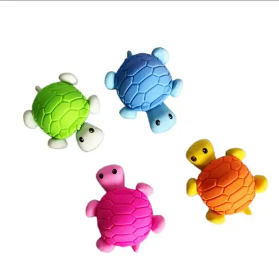 Creative cartoon tortoise eraser student cute shape tortoise eraser student rubber stationery wholesale