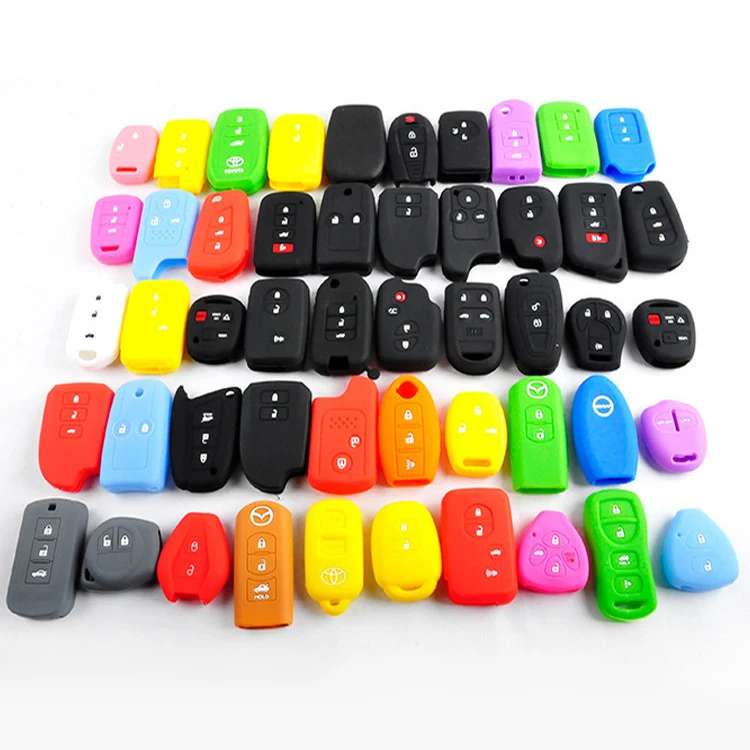 Цветной силиконовый чехол для ключа дистанционного управления
