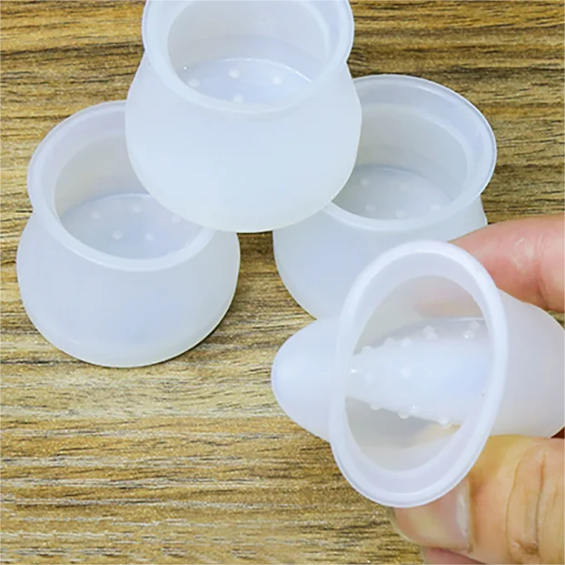 Hot sale OEM ODM Customized black oval rubber chair leg caps for oblique legs