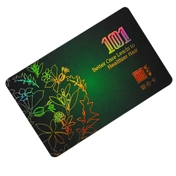 Customized PVC Membership Magnetic Strip Card Hot Stamp Laser Craft Plastic Chip Card