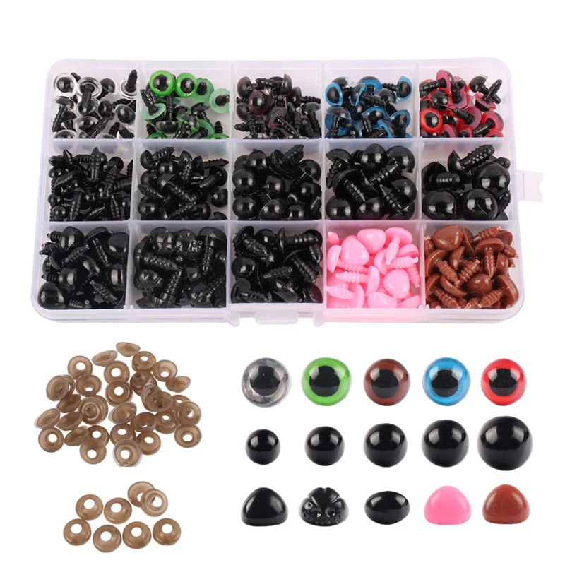 560pcs Cute DIY Wool Needle Felt Toy Material Package Eye Toy Accessories