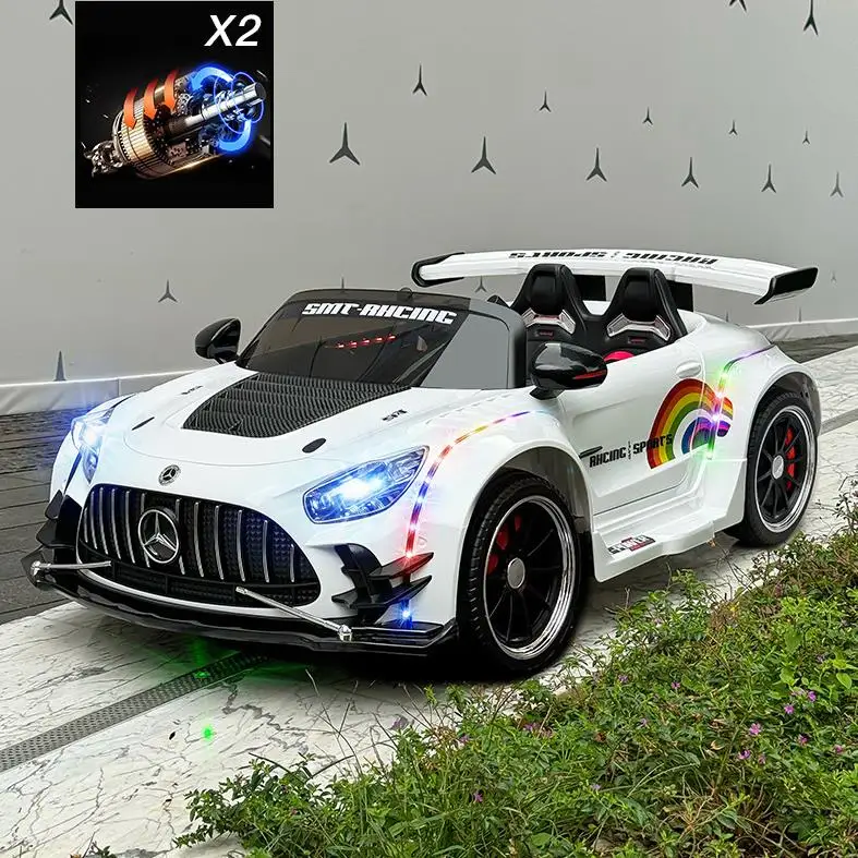 Drift racing car 24v battery 2 Seats Electric Ride On Car Kids 360 degree rotation Children Baby Toy Car