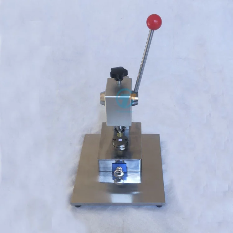 Compact Precision Manual Coin Cell Die Disc Cutter For Electrode and Separator discs preparation MSK-T-10