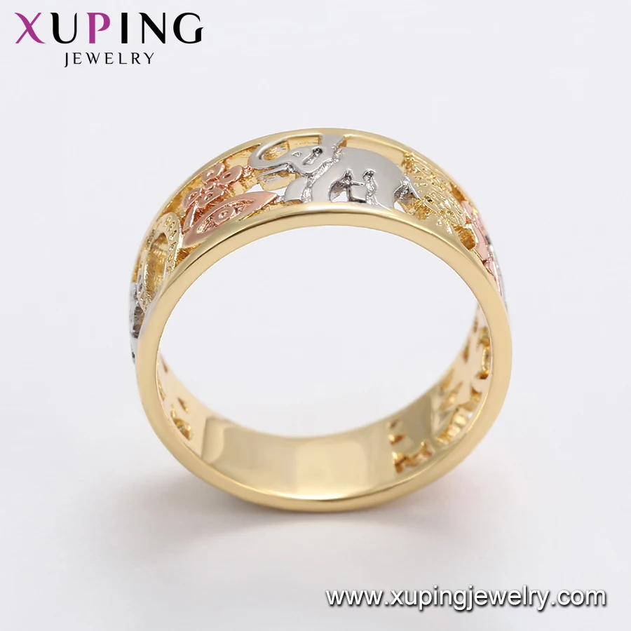 16343 Xuping 2020 Модное Новое прибытие слон позолоченное цветное кольцо для