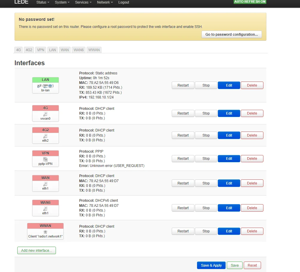 300Mbps QCA9531 Two SIM cards Openwrt roter 4g dual sim router