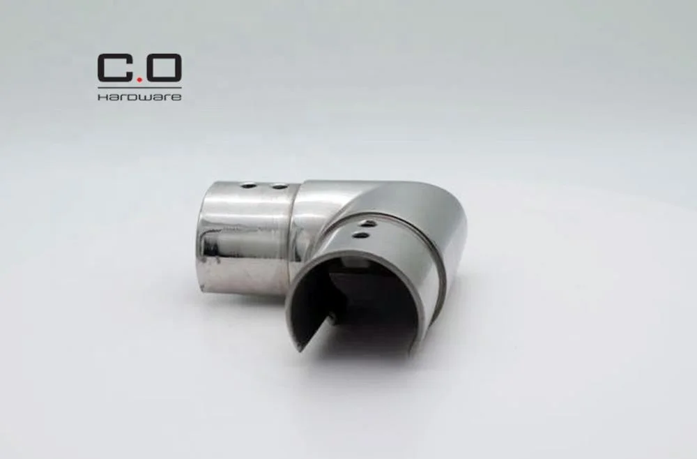 Stainless steel  Channel railing corner connector railing  slot tube connecter end cap