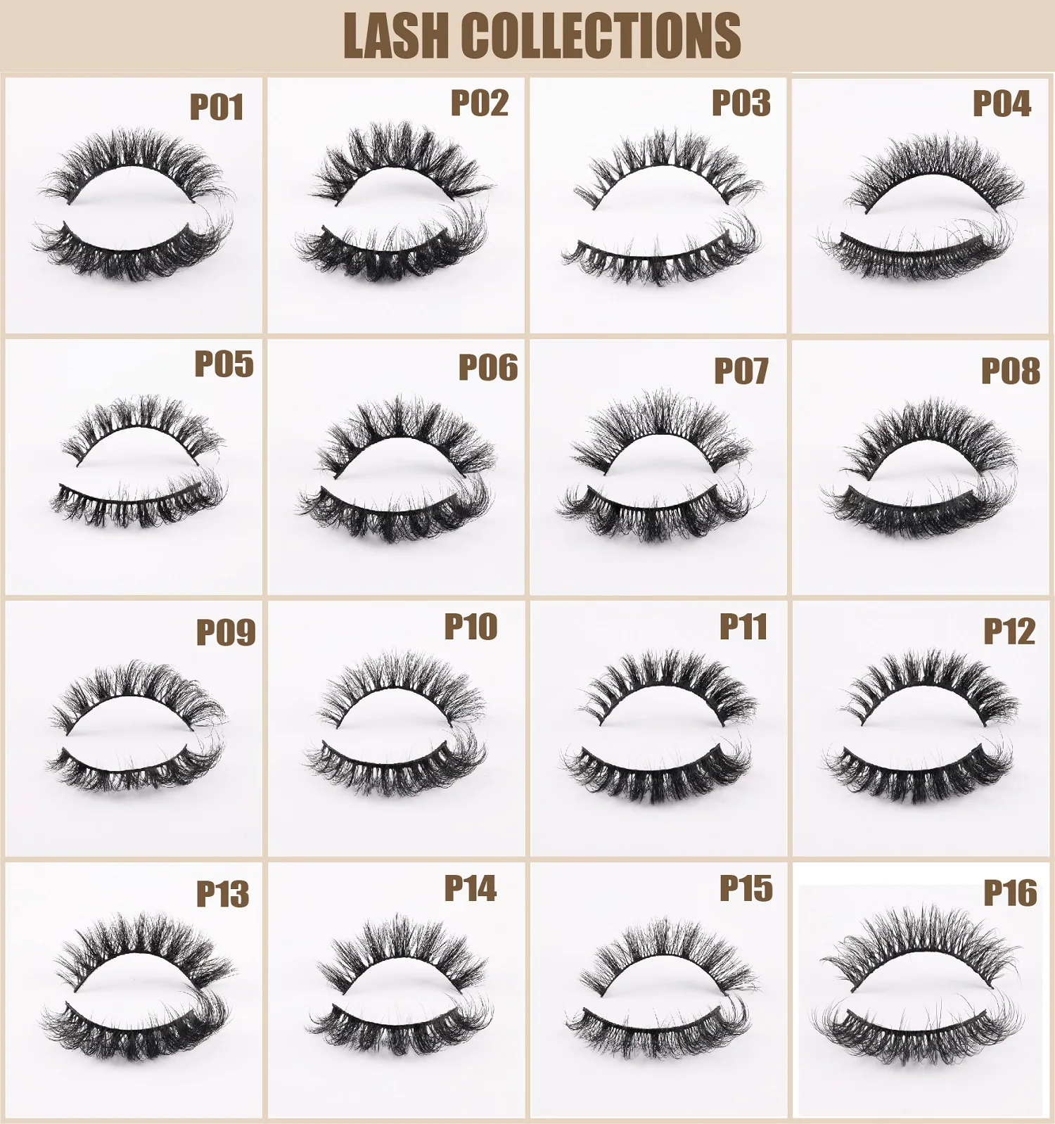 False Eyelashes Separated Fluffy Faux Mink False Eyelashes Natural Look Soft  Eye Lashes