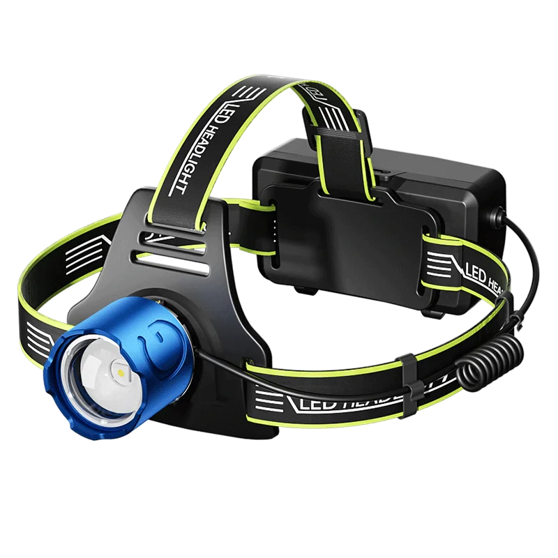 High power 1000 lumens head torch power bank 18650 battery rechargeable led headlamp