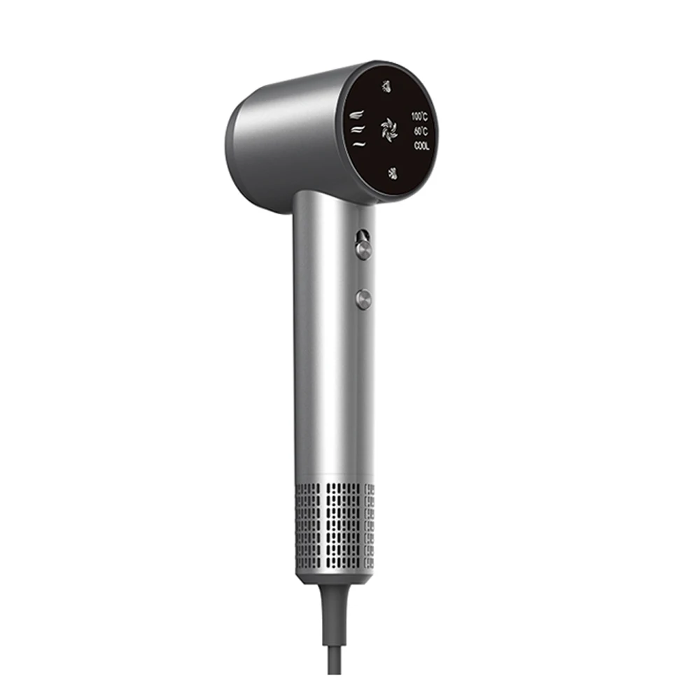 Wholesale new design BLDC motor hair dryer digital temperature display hair dryer 1600W professional salon ionic hair dryer