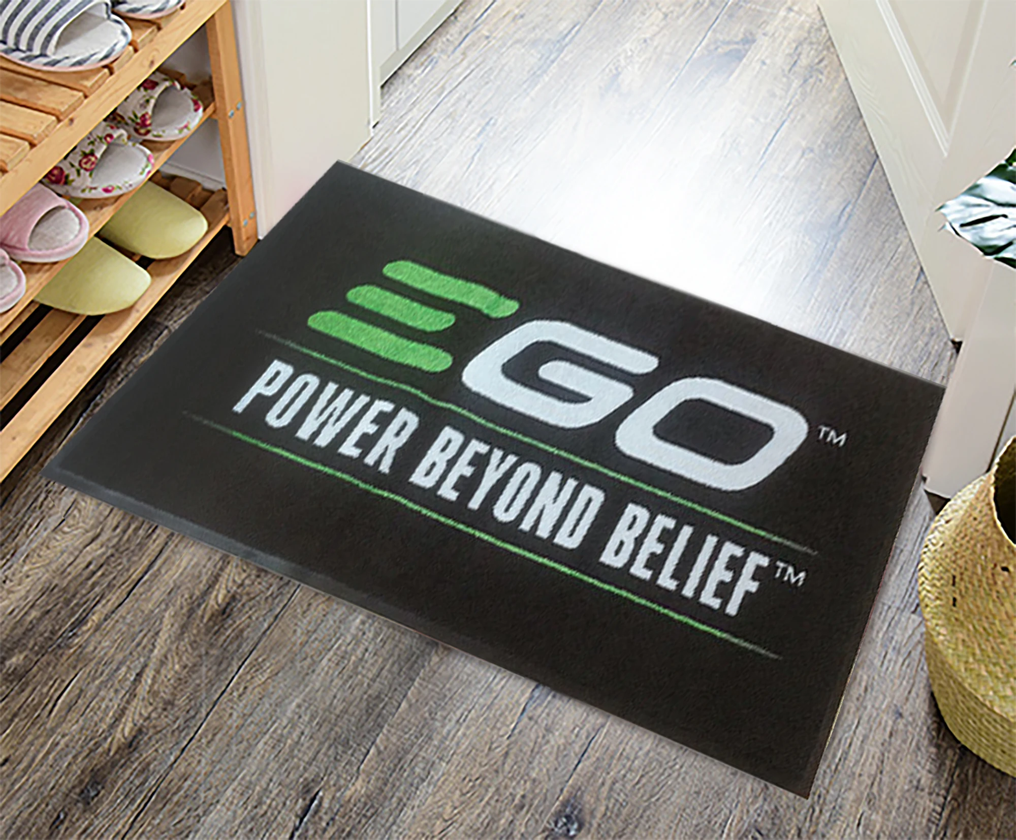 Commercial Carpet Black Logo Mat Custom Printed Rubber Floor Entrance Door Mat
