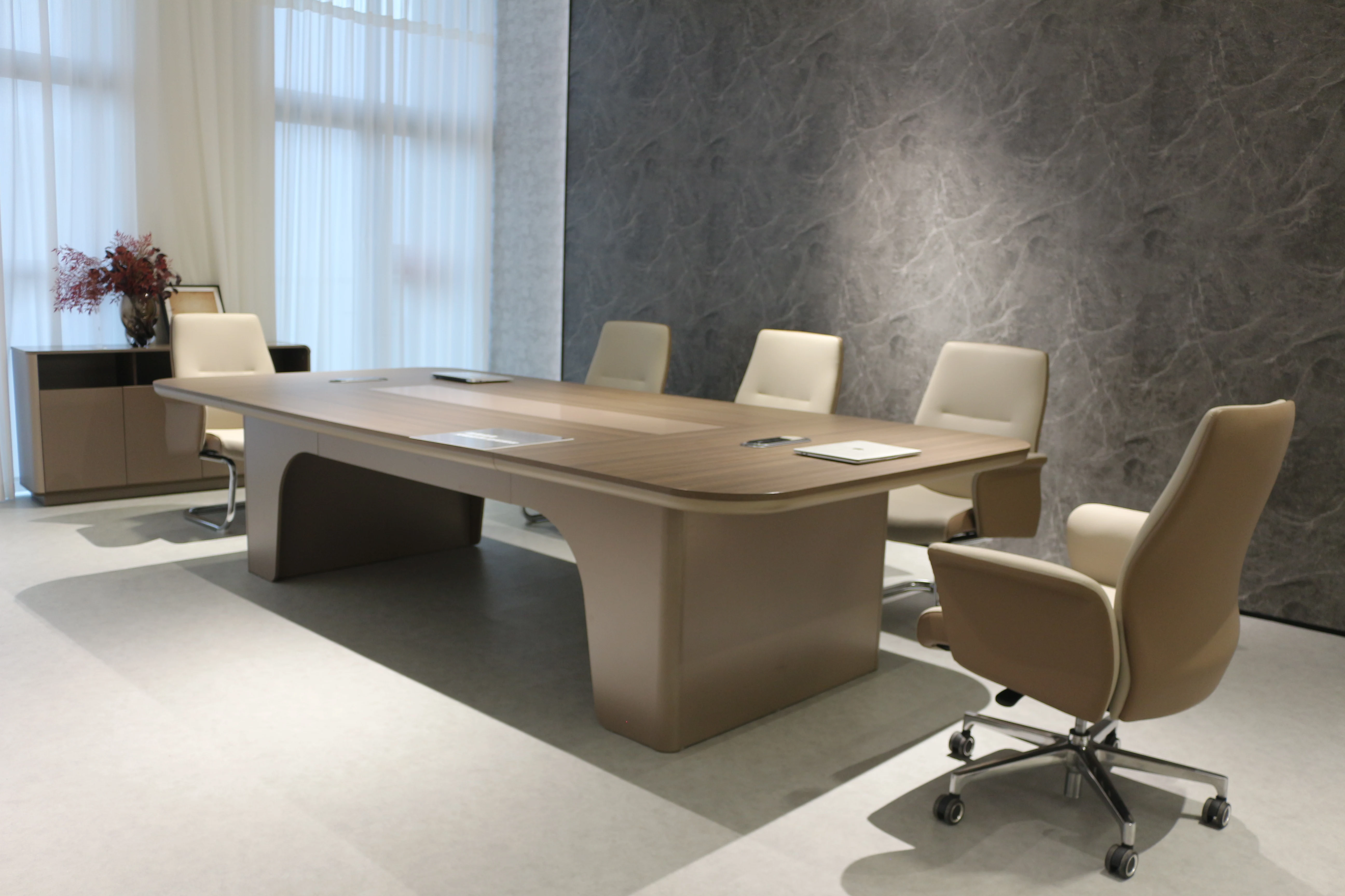 Meeting room multi-person office conference table simple modern office rectangular long training table
