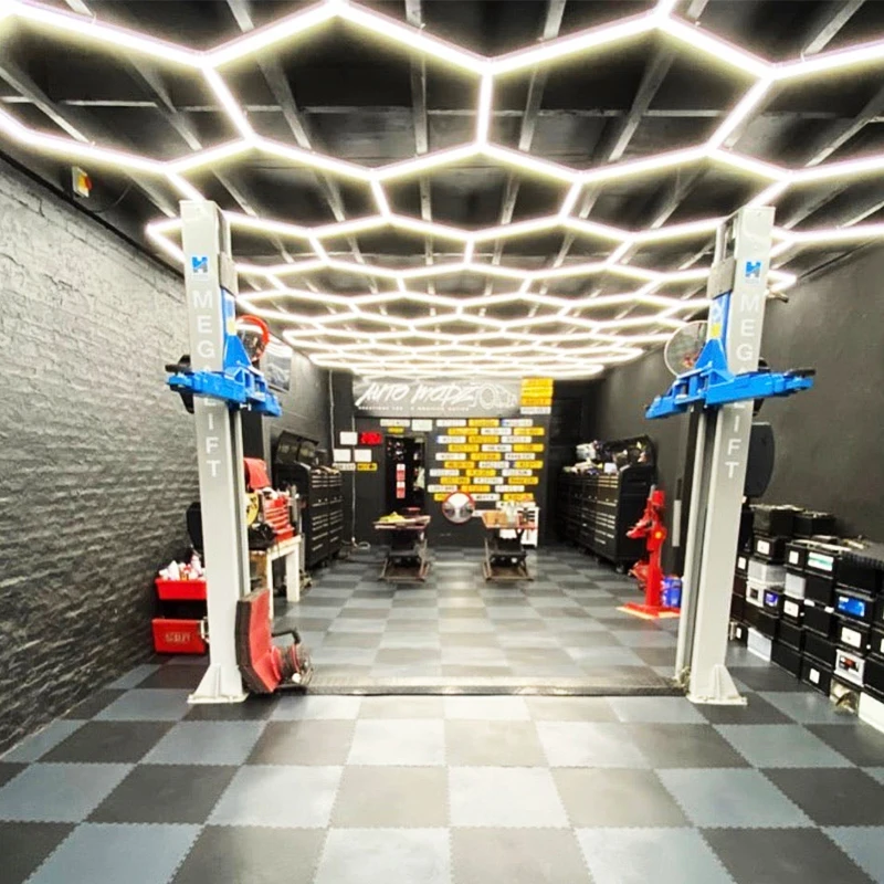 Led Light Car Care And Car Showroom Auto Detailing Light Car Wash Led Honeycomb Lights