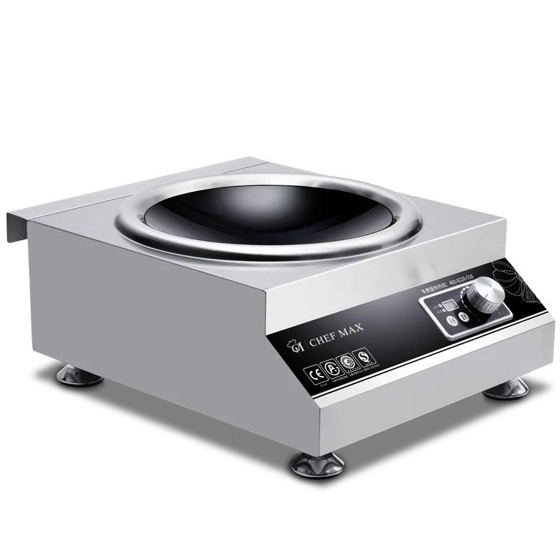 Commercial electronic stove induction Custom 5KW Touch Button Knob Concave Induction Cooktop induction cooker knob