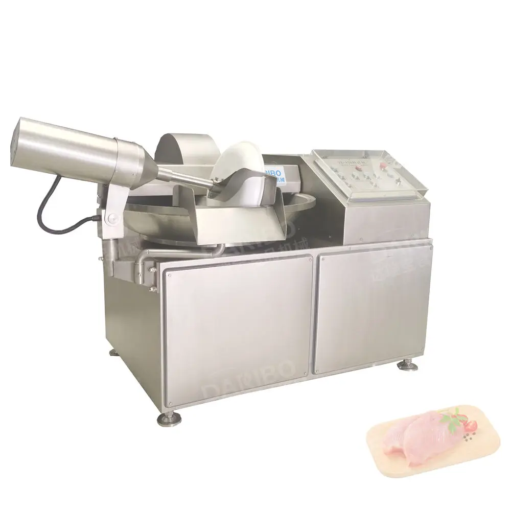 Easy Operation Chicken Breast Meat Bowl Cutter Nuts Curry Processing Machines Hotels for Sale