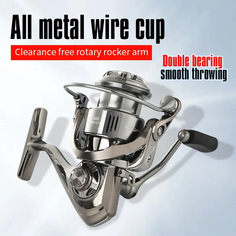 New Arrival 5.7:1 Big Metal Spool Distant Wheel Surf Reels Spinning Carp Reels Metal Fishing Reel For Sale