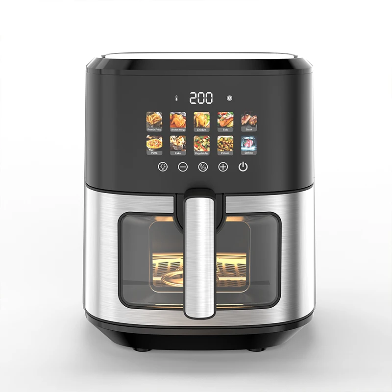 Kitchen Small Appliances Touchscreen Air Frier Multi-function Wifi Smart Air Fry with Manual Instruction Book