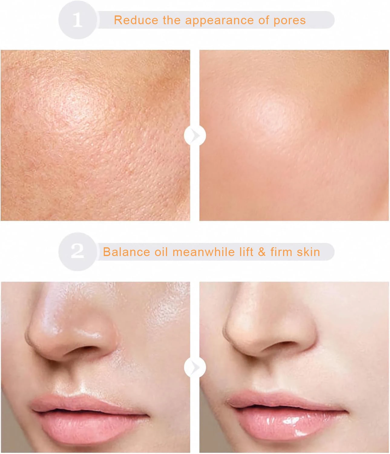 Vitamin C Serum Retinol Anti Aging for Face Sensitive Skin Women Mens Caffeine Yeast Rice Ginseng Private Label Anti Aging Serum