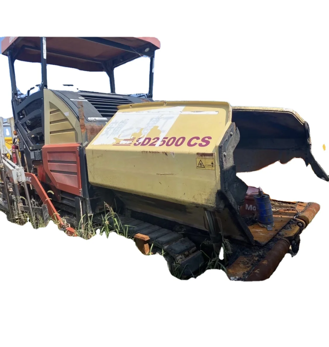 construction machine used danapac concrete paver sd2500cs