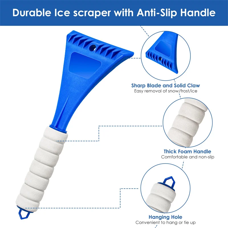 Wholesale Ice Snow Frost Removal Scraper Plastic Handheld Car Windshield Ice Scraper