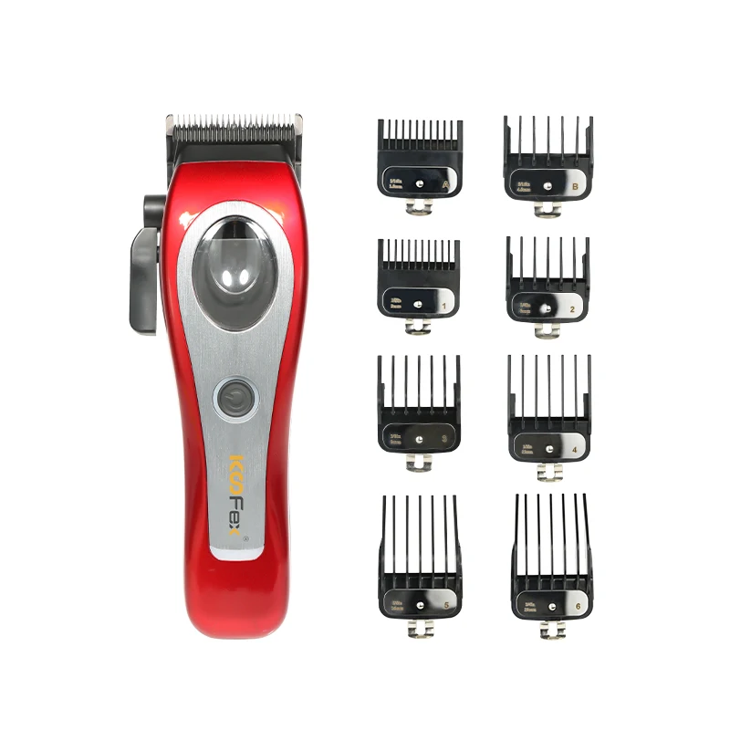 KooFex Pro 8000rpm High Speed Motor Hair Clipper with Charging Stand 6 Hours Long Lasting Electric Hair Cutting Barber Machine