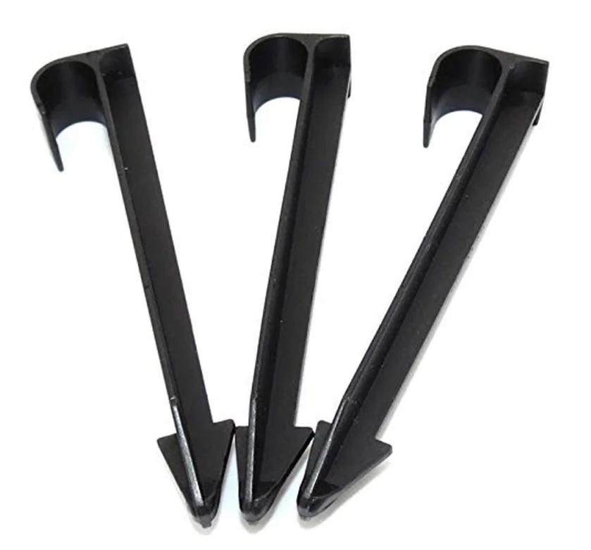 Ground Securing Pegs Garden Hose Ground Stakes for Seeper Hose Soaker Hose Drip Line Weeping Pipe