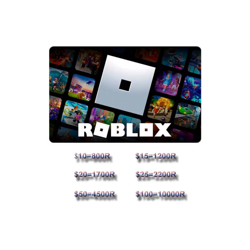 Roblox 200/400/800/1700/2000/2200/4500 Robux Gift Card With Spot Delivery