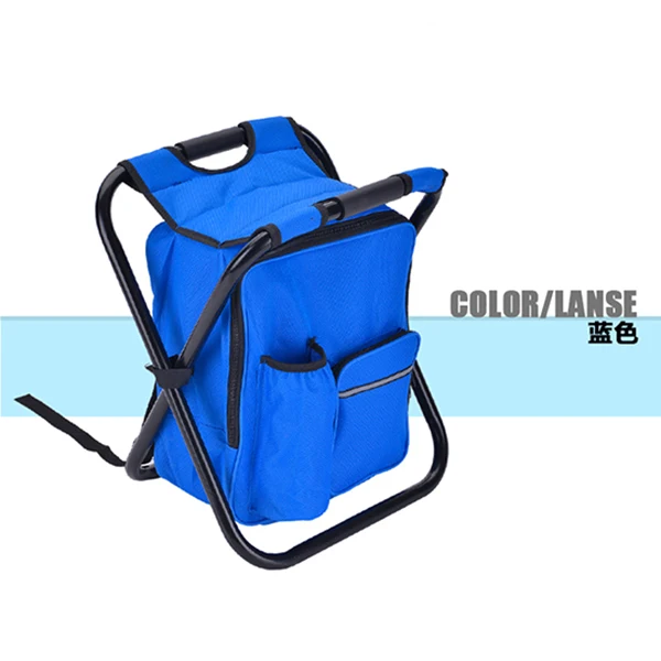 Lightweight Camping Folding Fishing Chair Backpack Folding Stool For Outdoor