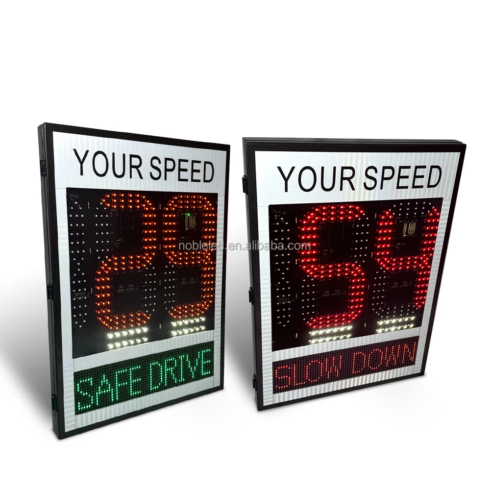60W Solar Panel With Solar Charge Cold Rolled Sheet Vehicle Speed Display Beacon System