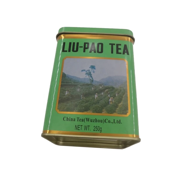 Manufacturer Supplier Square Metal Tin Can Tea Gift Tin Can Box