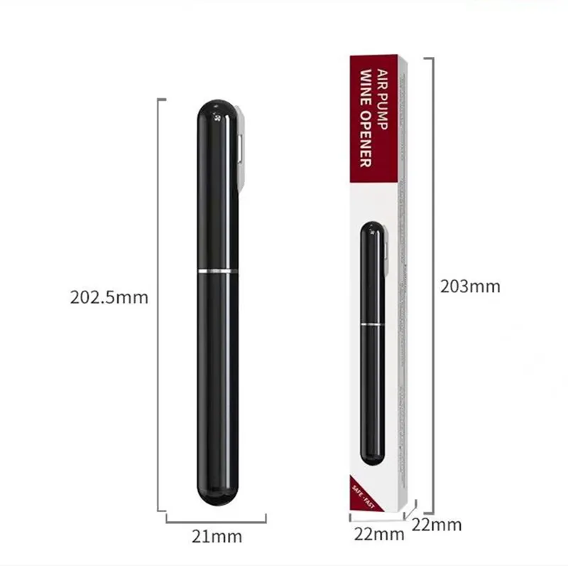 Hot Selling Very Useful Portable Outdoor Mini Air Pressure Pump Wine Cork Screw Opener