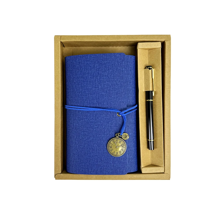 PU Leather Notebook Creative Diary With Leather Paper Notebook Hand Account Book Retro A6 Leather Journal Book