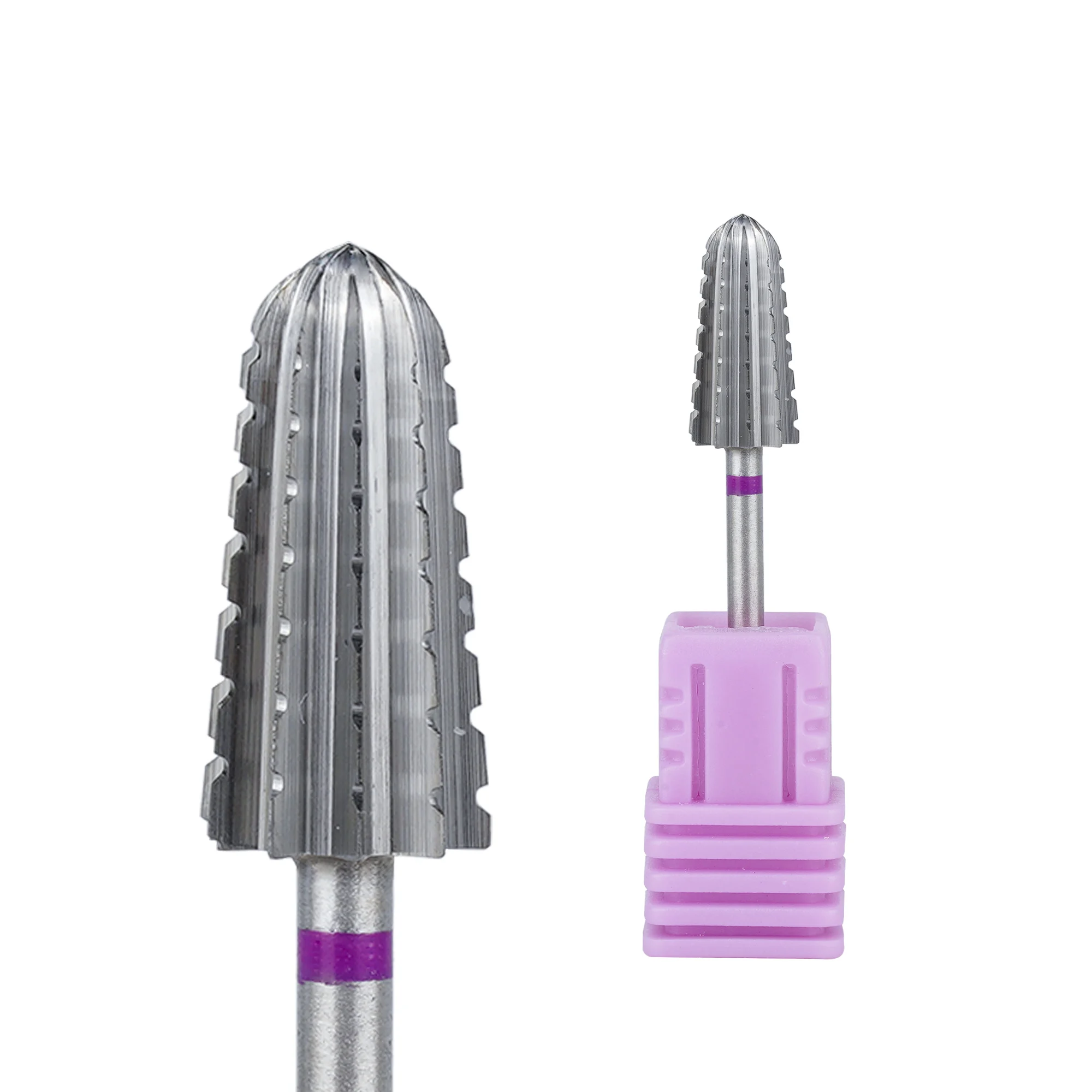 2023 AMZ Hot Nail Drill Bit 5 In 1 Nail Filing Bits Manicure Equipment Tornado Carbide Tungsten Tapered Nail Drill Bits