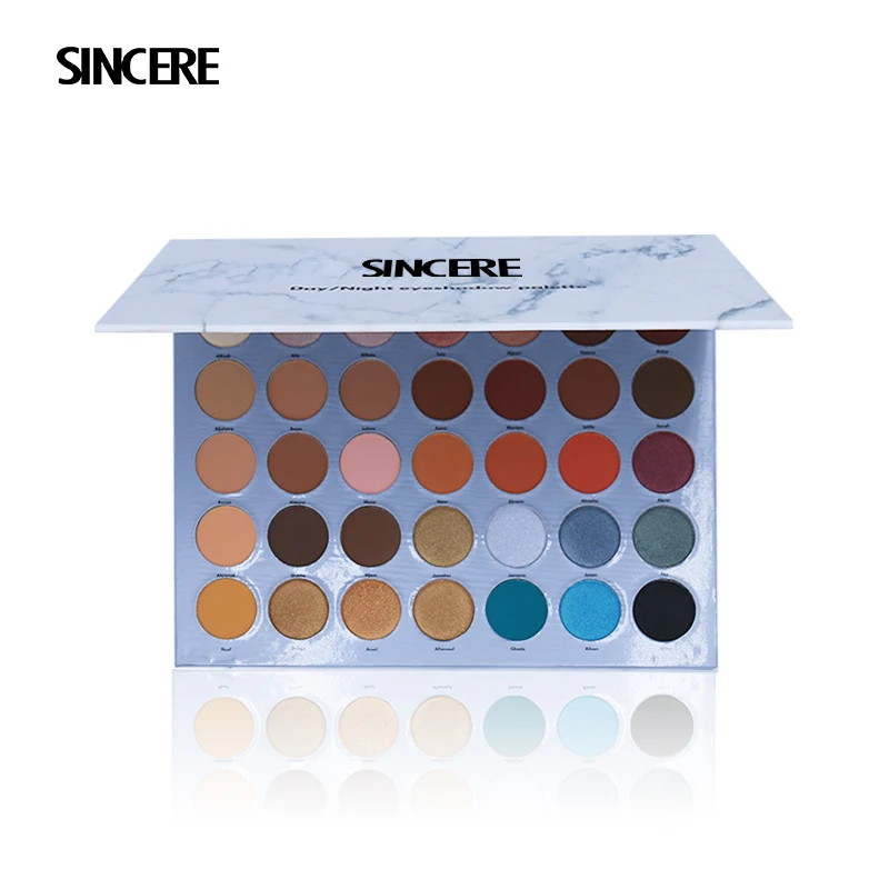 
Wholesale high pigment eye shadow palette cosmetics private label 35 color eyeshadow palette vendor make up eyeshadow palette 