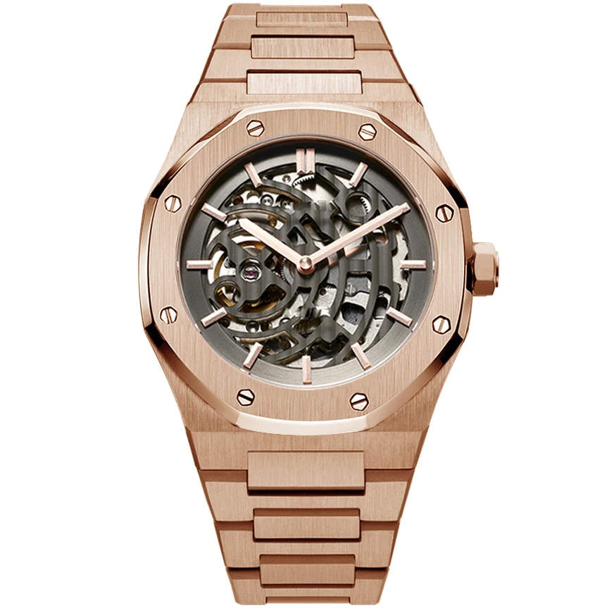 Мужские часы-скелетоны tourbillion автоматические механические мужские часы на заказ