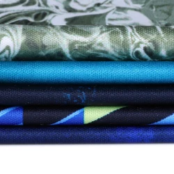 cheap Waterproof recycled 100% polyester swim skin microfiber printed Jersey fabric