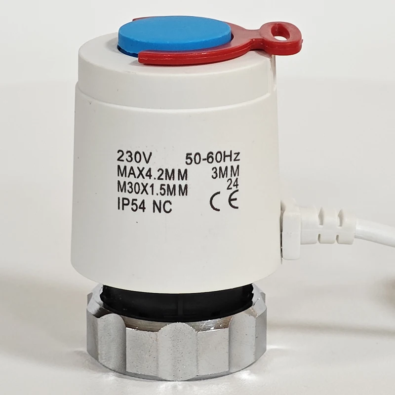H30 HVAC привод 230 В нормально закрытый M30 x 1 5 мм теплый нагревательный водяной напольный коллектор водонагревательный тепловой 24 220