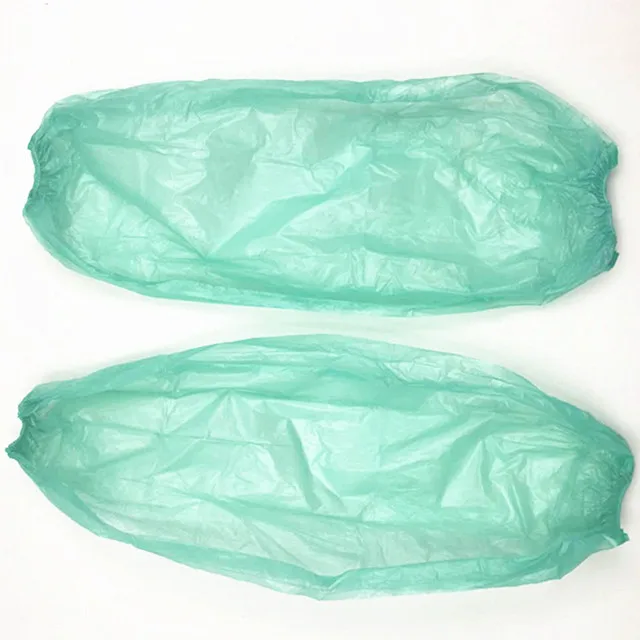 Disposable Green Plastic PE Oversleeve Arm Sleeve Cover