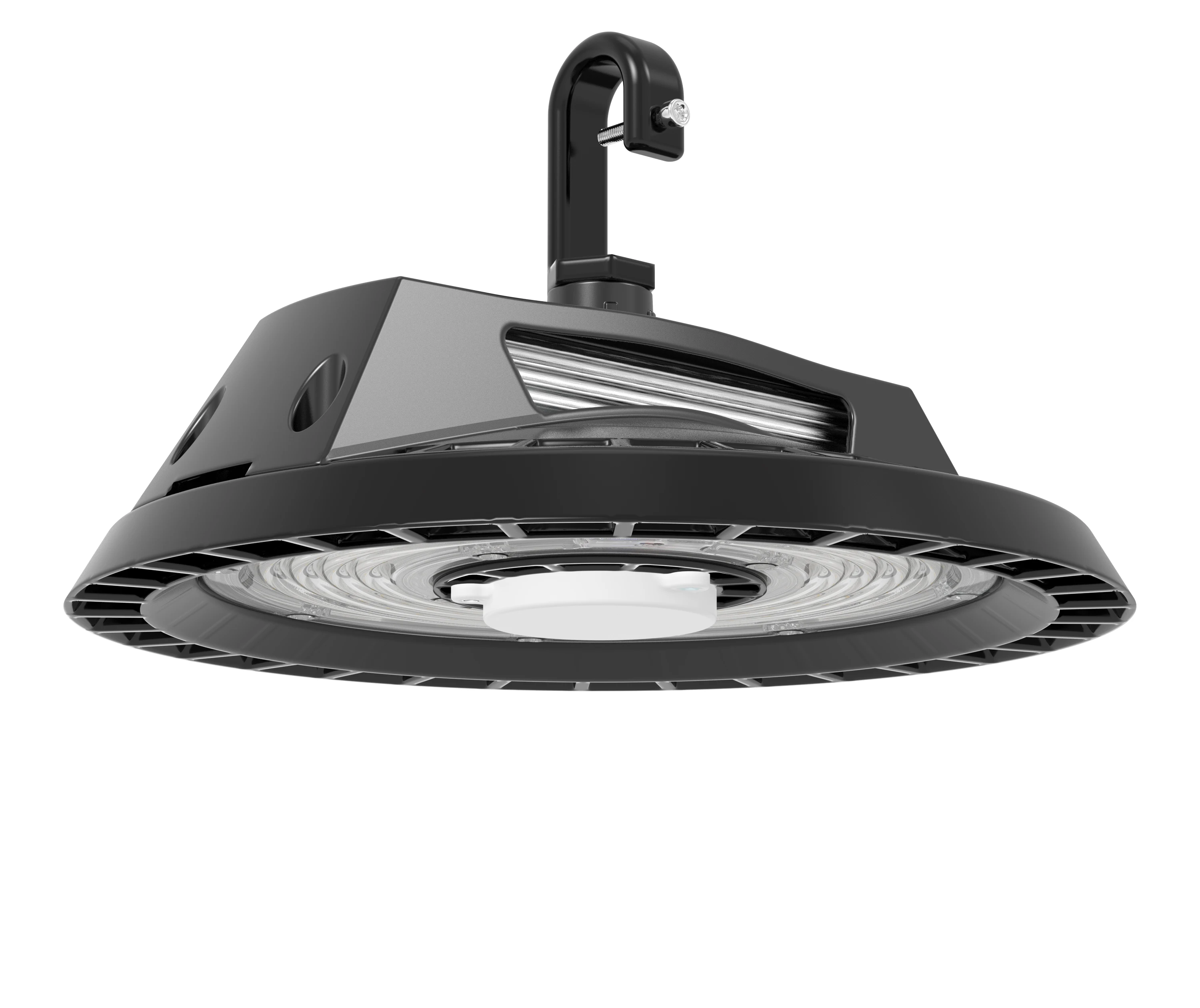 Industrial for warehouse/supermarket microwave sensor dimmable 100w 150w 200w ufo led high bay light