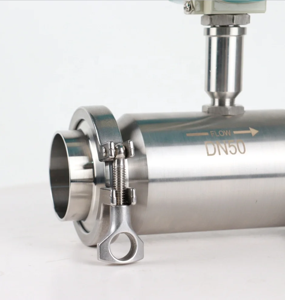 High Accuracy Certificate 6 inches Oil measuring Diesel Paddle Wheel Water Flowmeter Turbine Water Flow Meter